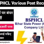 Bihar BSPHCL Various Post Recruitment