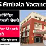 DHFWS Ambala Vacancy 2024